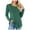 Dark Green, variant on larppty Long Sleeve Shirts for Women Pleated Tunic Basic Tops Dressy Casual Business Blouses Loose Trendy Fall Fashion 2025 (Dark Green, XXL)
