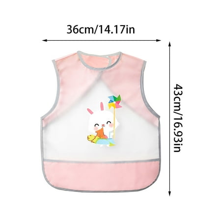 

BKFYDLS Kitchen Tools and Kitchen Decor in Home Children s Eating Bibs Waterproof Children s Coverall Men s And Girls Reverse Dressing Summer Sleeveless Wash Free Apron on Clearance