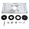 thumbnail image 2 of Router Table Insert Plate,Trimming Machine Flip Board Woodworking Insert Plate Router Table Plate Reliable and Durable, 2 of 8