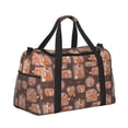 thumbnail image 2 of Disketp Beautiful Fox Bolsa de Viaje Tipo Duffle, Bolso de Mano para Fin de Semana para Mujer, Bolsa de Gimnasio Ligera para Hombre, Esencial para Viajes, 2 of 7