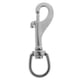 thumbnail image 2 of Mosquetón Gancho Mosquetón Giratorio Soporte para Llaves - Plata, 1 " 1 inch BLESIY Gancho gatillo Snap, 2 of 7