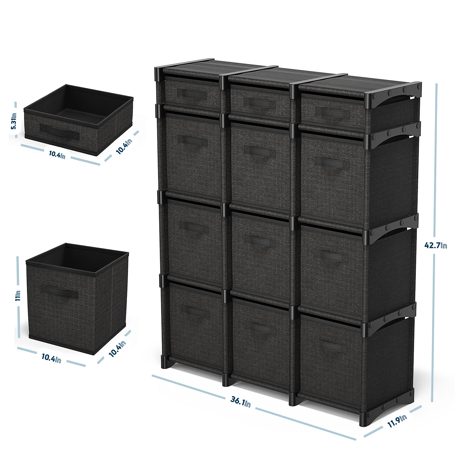 Nest™ Storage 12-piece Multicolour Container Set