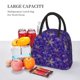 thumbnail image 5 of Disketp blue purple Snowflake Bolsa Térmica para Almuerzo, Lonchera con Abertura Amplia y Gran Capacidad, Organizador Reutilizable para Mujeres, Hombres y Adultos, 5 of 6