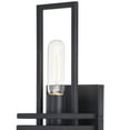 thumbnail image 3 of Matte Black Wall Sconce - Modern Farmhouse Lighting for Hallways & Bathrooms, 3 of 5