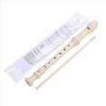 thumbnail image 1 of 5X Beige-8 Holes Soprano Recorder with Cleaning Rod, German Style C Key Recorder for Kids Beginners Students, 1 of 6
