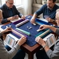thumbnail image 4 of Mahjong Card Holder for Table, Under Mat Slide in Stand Angled Viewing Rack Foldable 3D Printed Space Saving Accessory for American Mahjong Mat, 4 of 8