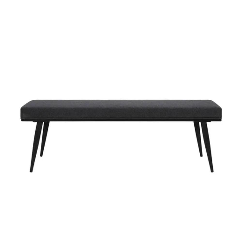 Banc Lanphear de couleur Graphite