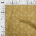thumbnail image 1 of oneOone Cotton Poplin Dark Mustard Fabric Leaves & Floral Artistic Fabric For Sewing Printed Craft Fabric By The Yard 56 Inch Wide, 1 of 4