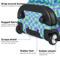 thumbnail image 6 of J World Unisex Sundance 20" Rolling Backpack With Laptop Sleeve For School And Travel, Pixel Checkers, 6 of 7