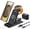 black, variant on YINIUTECHNO Wireless Charging Station: 3 in 1 Charger Stand for Apple - iPhone 16e 16 15 14 Pro Max 13 12 11 - Watch 10 9 8 7 6 5 4 3 2 SE and Ultra Series - Airpods 4 3 2 Pro(black)