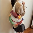 thumbnail image 2 of JKCCZLL Knitted Beach Shoulder Bag for Women 3D Fish Bohemian Tote Versatile Purse Soft Hobo Handbag for Summer Vacation 2026,B Red,outdoor, 2 of 8