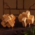 thumbnail image 2 of Rompecabezas 3D Montessori de madera para niños y adultos puzle de Kong Ming Lock Lu Ban Lock IQ Brain Teaser juguete educativo para niños, 2 of 5