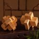 thumbnail image 2 of Rompecabezas 3D Montessori de madera para niños y adultos puzle de Kong Ming Lock Lu Ban Lock IQ Brain Teaser juguete educativo para niños, 2 of 5
