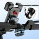 thumbnail image 2 of Soporte para teléfono para bicicleta: soporte para motocicleta con rotación ajustable de 360°, clip universal para manillar de scooter para teléfonos inteligentes de 5,1" a 6,8", 2 of 7