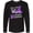 AB-Black, variant on Inktastic Alzheimer's Awareness Find a Cure for my Papa Long Sleeve T-Shirt