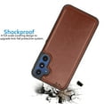thumbnail image 6 of For Galaxy A15 5G 6.5" Case, Samsung A15 5G Wallet Case, Luxury PU Leather Case,Luxury Slim Folio Flip Kickstand Shockproof Cards Holder Wallet Case Cover -Brown, 6 of 7
