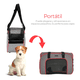 thumbnail image 2 of Transportadora Mascotas Portátil Plegable Lab.G, Gris lineas roja, 2 of 5