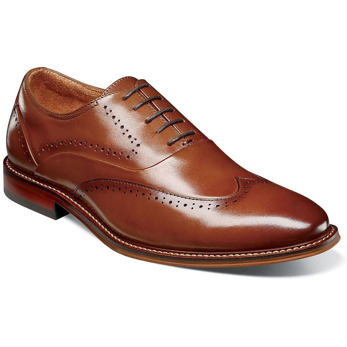 Stacy Adams Kaylor Bit Almond Toe Dress Loafers Cognac Brown Men 10.5 Stacy Adams Kaylor Moc Toe Bit Slip On Leather Dress Shoes  main image 2