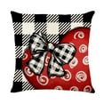 thumbnail image 2 of Valentines Day Pillow Covers 18 x 18 inch Set of 4 for Valentines Decor Love Heart Throw Pillows Decorative Cushion Cases Valentine Decorations, 2 of 5