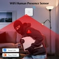 thumbnail image 2 of Motion Sensor, WiFi Human Presence Sensor,Millimeter Wave Radar Detection with TUYA/Smart Life(2.4 GHz Wi-Fi Required), 2 of 8