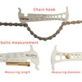 thumbnail image 4 of 3 in 1 Chain Checker Bike Chain Wear Indicator Tool Chain Hook Bike Bolt Measurement Tool, 4 of 7