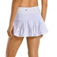 thumbnail image 2 of Women's Athletic Tennis Golf Skirts Mid-Waisted Pleated Shorts With Pocket, 2 of 2