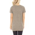 thumbnail image 3 of Birdeem T-Shirt Mode Femme Col en V Manches Courtes Blouse Ample, 3 of 12