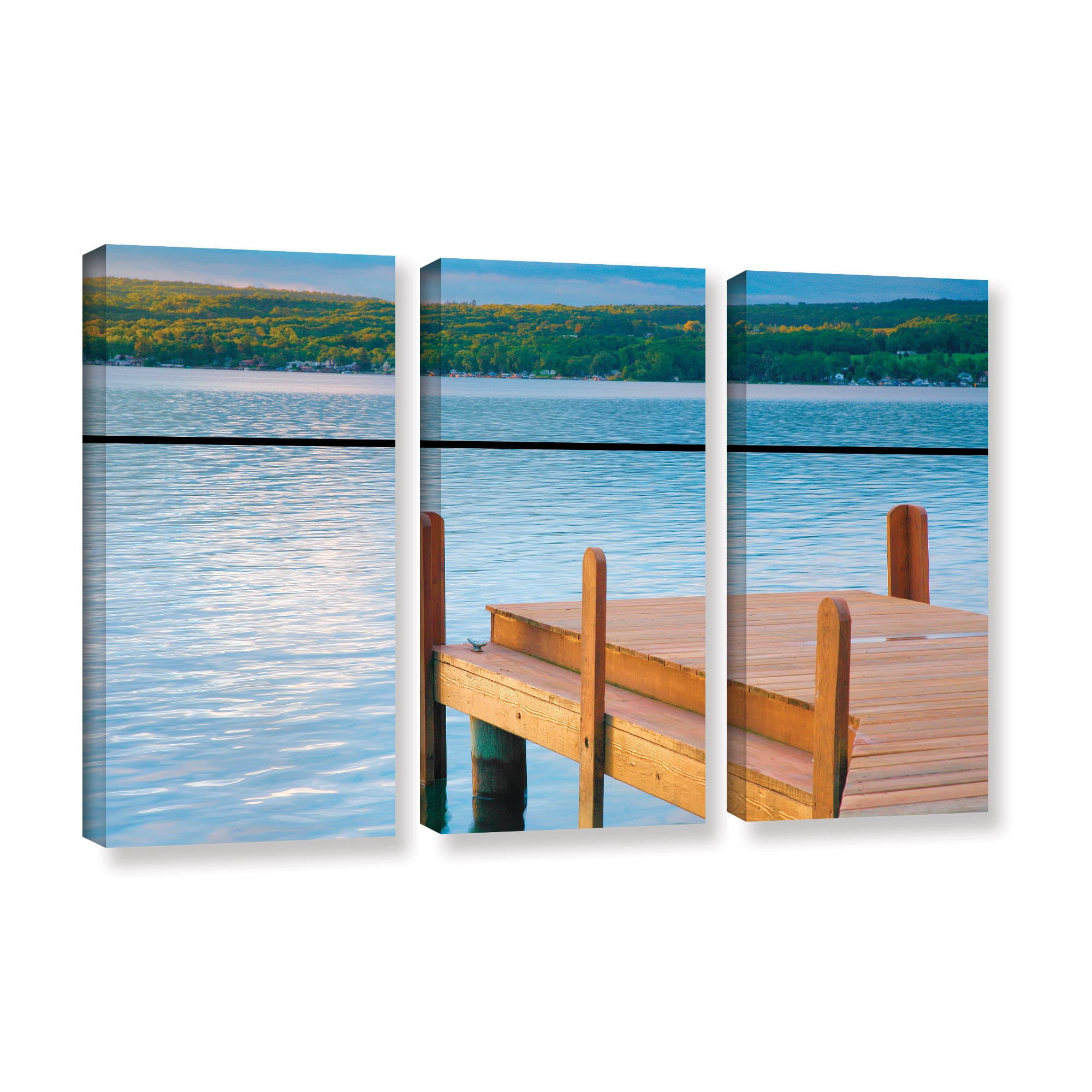 ArtWall Steve Ainsworth "End Of Summer II" 3-Piece Gallery-wrapped Canvas Set