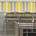 thumbnail image 5 of Outsunny, 12' x 10' Retractable Awning Patio Awnings, UV & Water-Resistant Fabric, 5 of 9