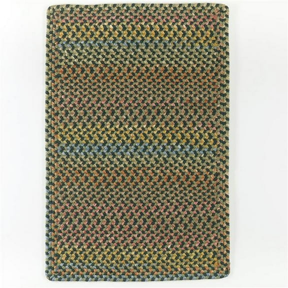 Rhody Rug WO21R084X108B 7 x 9 ft. Woodstock Rectangle Rug, Forest & Multi Color