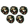 thumbnail image 1 of Accesorios para casas de muñecas en miniatura, 5 piezas, decoración navideña para casas de muñecas, mini guirnalda navideña elaborada con cuidado, 1 of 14