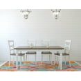 thumbnail image 5 of Linon Outdoor Washable Area Rug Collection, Aqua and Orange, 7' x 9', 5 of 9