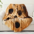 thumbnail image 3 of Soft Cozy Flannel Round Blanket ,Chocolate Chip Cookie Blanket for Adult and Kids Gifts ,59", 3 of 7