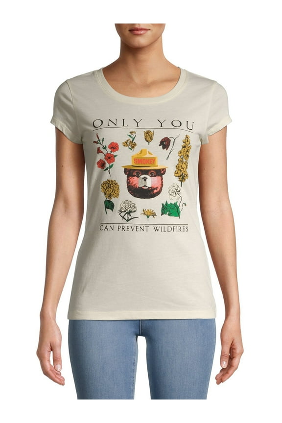 Botanical Smokey Juniors' Short Sleeve T-shirt