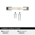 thumbnail image 4 of Amerock Incisive 3 inch (76mm) Center-to-Center Satin Nickel Cabinet Pull, 10 Pack, 4 of 4