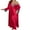 Red1, variant on Women's 2PCS Satin Nightgown Set Suspender Cami Nightdress with Ice-Slik Open Front Cardigan Sets (X-Large, Dark Blue)