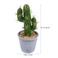 thumbnail image 4 of Simulation Tropical Plants Creative Artificial Cactus Fake Potted Bonsai Decor for Home Office (Pot Included) (Extra-lar, 4 of 8