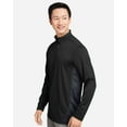 thumbnail image 2 of Harriton M786 Men's Flash Snag Protection Plus IL Colorblock Quarter-Zip Pullover-Black/ Dark Charcoal-L, 2 of 6