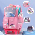 thumbnail image 5 of Sac à Dos à Roulettes pour Filles, Sacs Trolley Scolaires avec Roues, Sac à Dos Roulant pour Garçons, Sac à Dos à Roulettes pour Enfants, 5 of 5