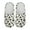Black Paw Print Pattern, variant on Chaqlin Lavender Daisy Men Slippers Warm Fuzzy Plush Comfy Non Slip Indoor Outdoor House Shoes Cozy Anti Slip Rubber Sole Comfortable Sole