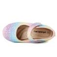 thumbnail image 5 of ADAMUMU Girl's Glitter Dress Shoes Toddler Party Sparkly Princess Shoes Rainbow Mary Jane Shoes Colorful Ballet Flats in Wedding Casual Wearing, Colorful, 10M Toddler, 5 of 5