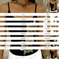 thumbnail image 3 of Tank Tops for Women Black Spaghetti Strap Silver Sequin Club Camisoles, 3 of 6