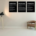 thumbnail image 3 of Motivational Wall Decor Inspirational Wall Art Office Decor Posters Prints 3 Pieces Living Room Bedroom Decor Office Canvas Picture Wall Painting Home Decoration Framed Artwork 20”x28”x3pieces, 3 of 5