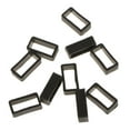 thumbnail image 4 of Anillos Retenedores Del Del Tenedor Del Tenedor de La Correa Del Reloj Del Silicón Negro 40pcs, 4 of 9