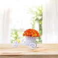 thumbnail image 3 of Flower Basket Bicycle Artificial Flower Tricycle Planter Garden Decor Rattan Vase Basket For Wedding Decor, 3 of 5