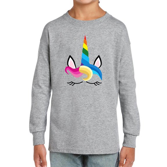 Fabulous Cute Unicorn Hair Long Sleeve Toddler -Image by Shutterstock, 2 Toddler