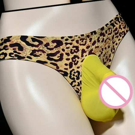 

Mens Sexy Lingerie- Pouch Open/ Close Sheath Panties Lace Briefs Underwear