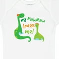 thumbnail image 4 of Inktastic My MawMaw Loves Me Grandson Boys Baby Bodysuit, 4 of 5