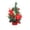 C, variant on RXMEKW Pines Needles Red Fruit Mini Christmas Tree Scene Layout Decoration Christmas