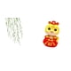 thumbnail image 1 of Adhesivo de pared,Pegatinas de pared de vides colgantes para dormitorio,Calcomanía de pared con hojas de plantas verdes para oficina,Estatua de serpiente china,Estatua de serpiente para el, 1 of 8